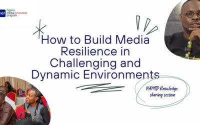 How to Build Media Resilience in Challenging and Dynamic Environments